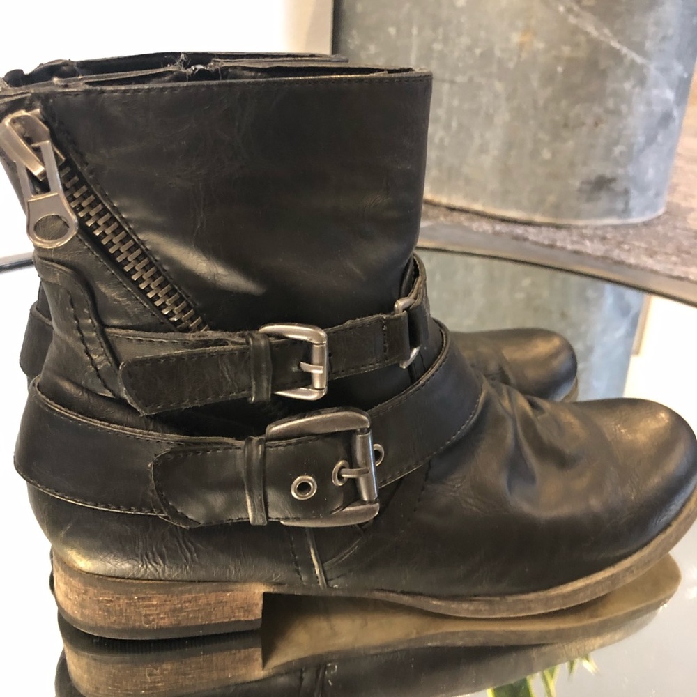 Black booties